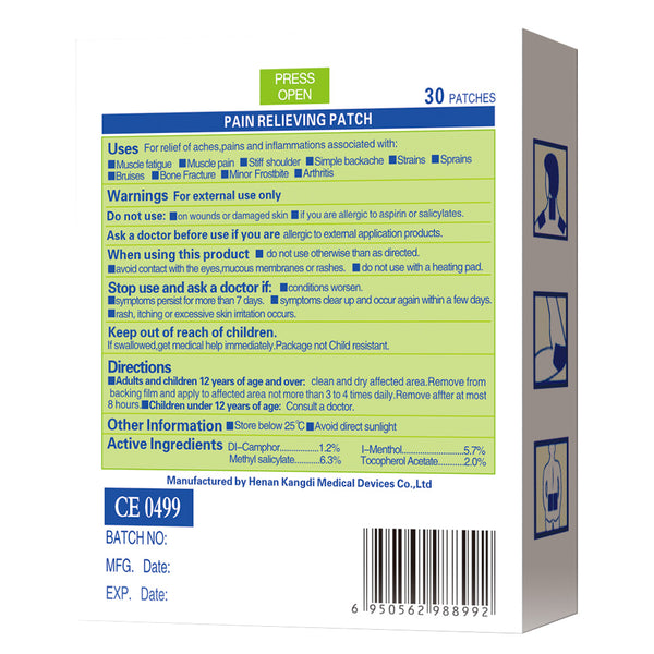 Adhesive Medical Plaster Pain Relief